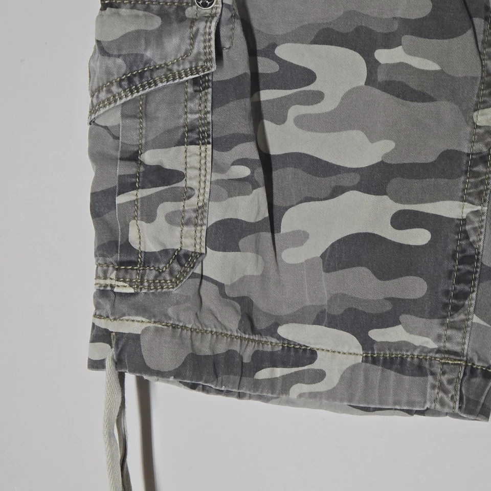 ROCK REVIVAL песок хаки грузовые шорты размер 38 вышитые карманы кнопки - Изображение 4 из 4