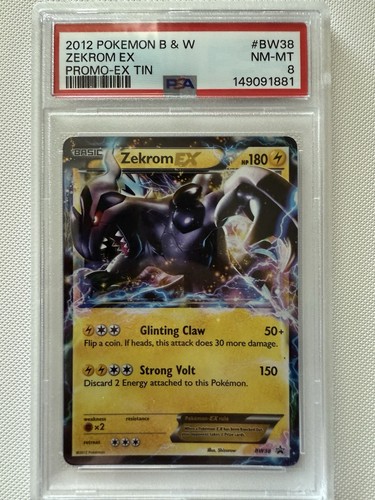 Zekrom-EX graded PSA 8 for sale on eBay