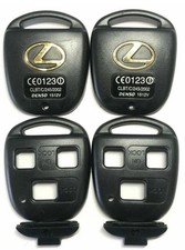 2 For 1999 2000 2001 2002 2003 Lexus Rx300 Remote Key Fob Uncut Blade Shell Case