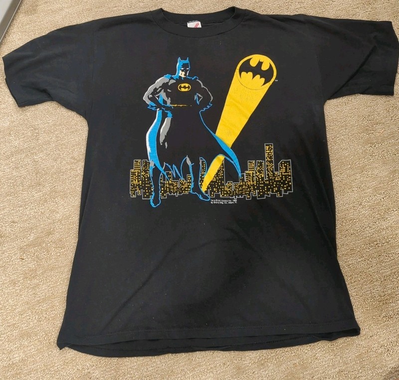 Vintage  T-Shirt Batman DC 1989 Sz XL