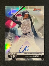 Antonio Cabello 2020 Bowman's Best Auto Refractor Yankees 