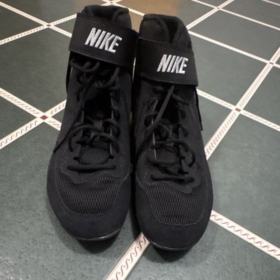 Nike SpeedSweep VIII Wrestling Shoes Black/White-Wolf Grey  display picture 3