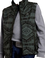Roper Western Vest Boys Soft Shell Fleece Black 03-397-0782-6017 BL