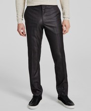 Kenneth Cole Men's Gray Techni-Cole Slim Fit Suit Separate Pants Size 36W 30L