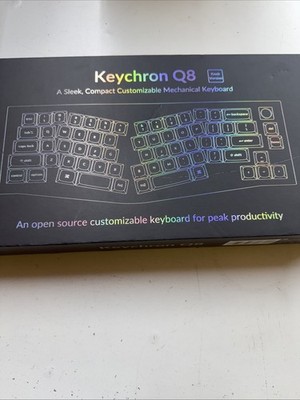 KEYCHRON Q8 (ALICE LAYOUT) QMK CUSTOM MECHANICAL KEYBOARD