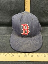 Vintage New Era Boston Red Sox Fitted Hat Size 7.5 Used Cool Base