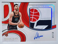 2023-24 Immaculate Tristan Vukcevic RPA Rookie Premium Patch Auto RC GOLD #d /10