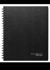 Cambridge Limited Hardbound Notebook with Pocket, Legal Rule, 11 x 8 1/2, White