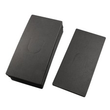 10 Pcs Rectangle Adhesive Foam Replacement Sander Back Pad Mat Black