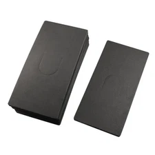 10 Pcs Rectangle Adhesive Foam Replacement Sander Back Pad Mat Black