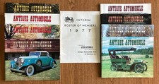 Lot Of 8 Antique Automobile Publication 1977 - 1985  1977 Roster Of Members