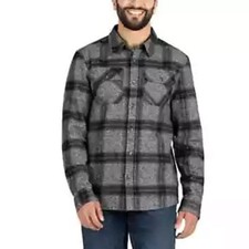 Colorado Clothing Men's Flannel Shirtz Black Size Large New With Tag 