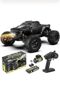 1/10 Brushless RC Cars, Monster Truck, 50+ MPH, 4WD, Waterproof, Carbon Fiber...