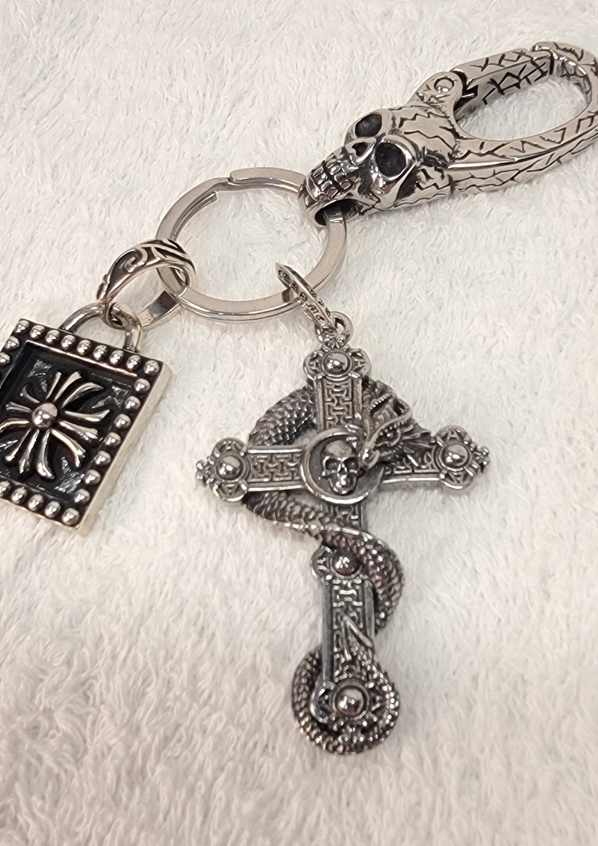 *【】**CHROME HEARTS**【】*keychain*«No1840» Chrome Hearts Keychain Charm - Key Holder | eBay