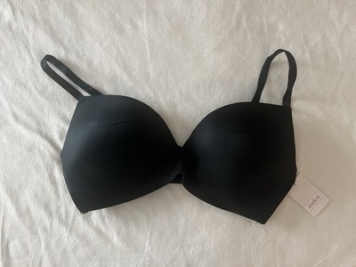 Auden Womens Size 36D Black Bra Push Up Wire free Adjustable Straps