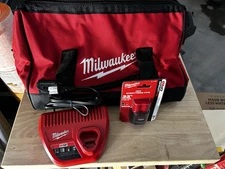 Milwaukee M12 CP2.0 2.0Ah Battery (48-11-2420) Charging Kit w/ Milwuakee Bag
