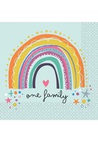 "Gadget - 16 Napkins \"One Family\" 33Cm X 33Cm -D- Amscan"