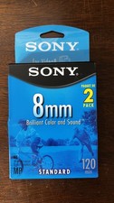 Sony 8mm Video Tape 2 Pack 120 Min Standard P6-120MPL Camcorder New Sealed