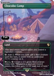 Chocobo Camp (Borderless Foil) Commander: Final Fantasy