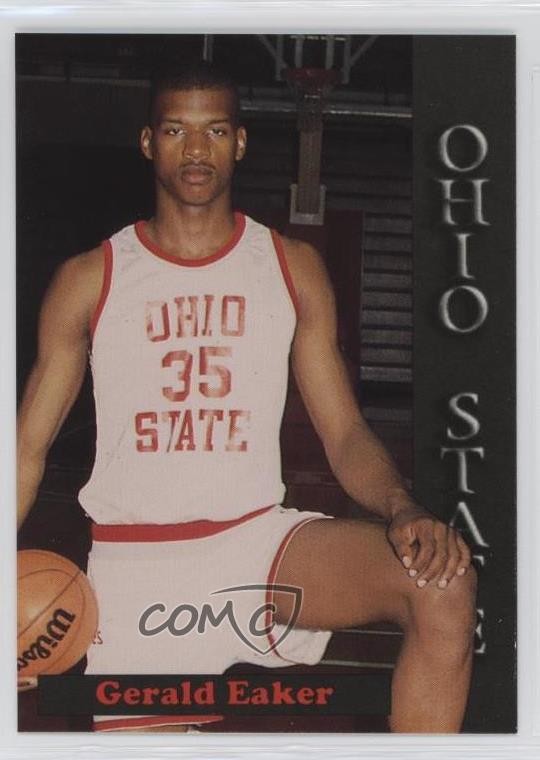 1992-93 Ohio State Buckeyes Team Issue Gerald Eaker #6 0kd8