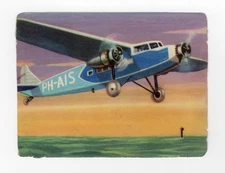 Aviation Card Granose Air Travel 1957. Fokker XVIII 