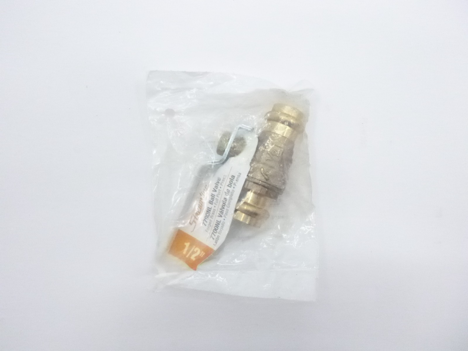 Streamline Copper Press Ball Valve 1/2" 200 PSI Max Pressure Rating 117-723LPV