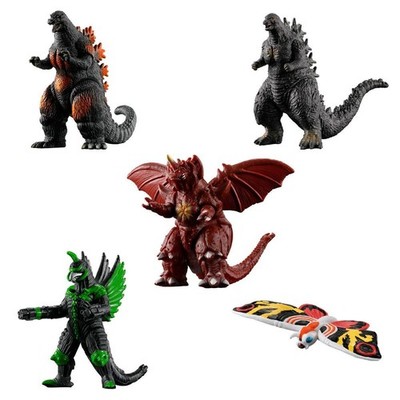 2025 Godzilla SHINGEKI TAIZEN Figure Complete Set of 5 types Mini
