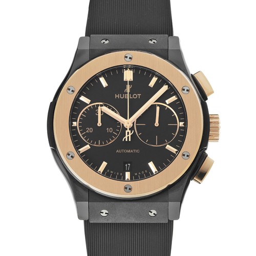 HUBLOT Classic Fusion Chronograph Ceramic King Gold 521.CO.1181.RX Matt blac...