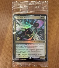 Silk, Web Weaver [Prerelease] R 0145, Sealed Foil Promo, MTG Marvel’s Spider-Man