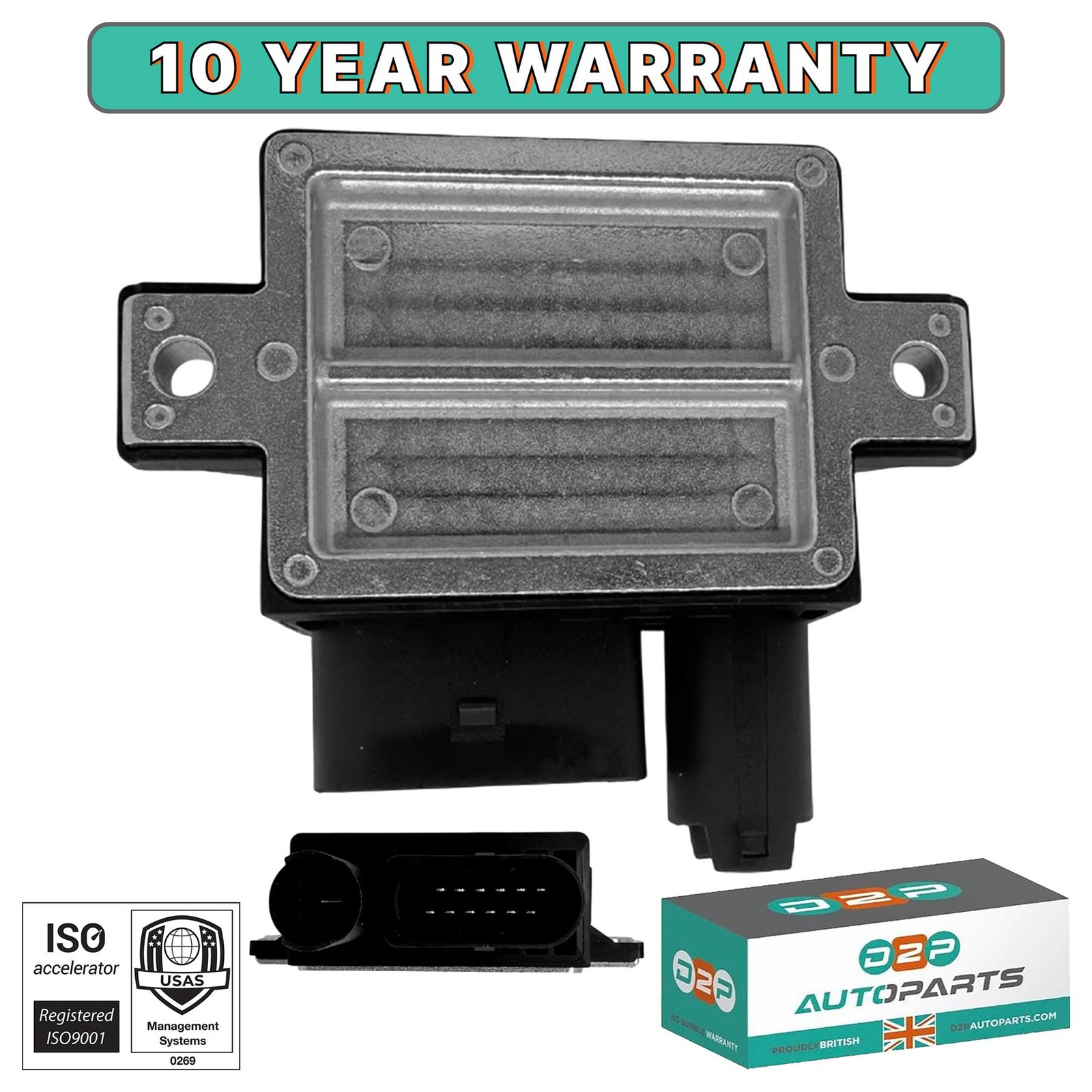 GLOW PLUG CONTROL UNIT RELAY MODULE 12217798000, 12218591723, 7798000, 8591723