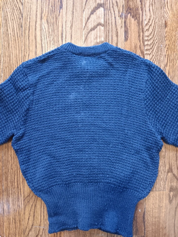 Vintage 50s 60s Dark Blue Jantzen Cardigan - Image 4 of 4