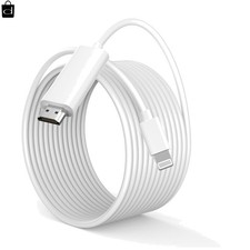  Apple MFi Certified Apple Lightning to HDMI Adapter for iPhone to TV,6FT
