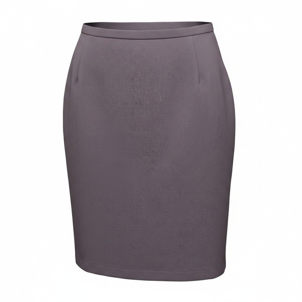 Vintage Skirt Jump Items 14 Pencil Straight Midi Dark Purple Wool Casual Formal 