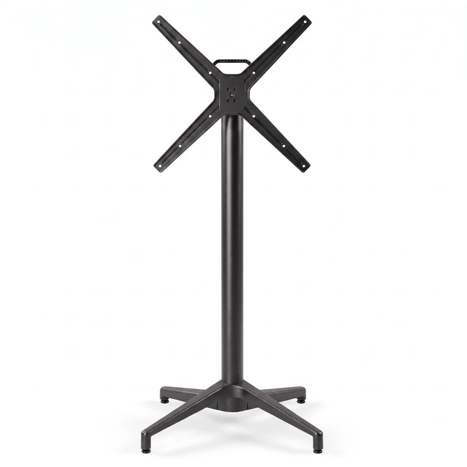 Mod. MOON BASE 49 cm Base de table d’extérieur Anthracite H.110 cm Pliable - Photo 1/4