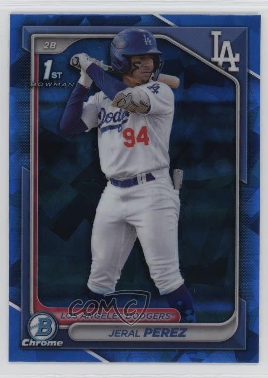 2024 Bowman Chrome Sapphire Edition Prospects Jeral Perez #BCP-158 14tz