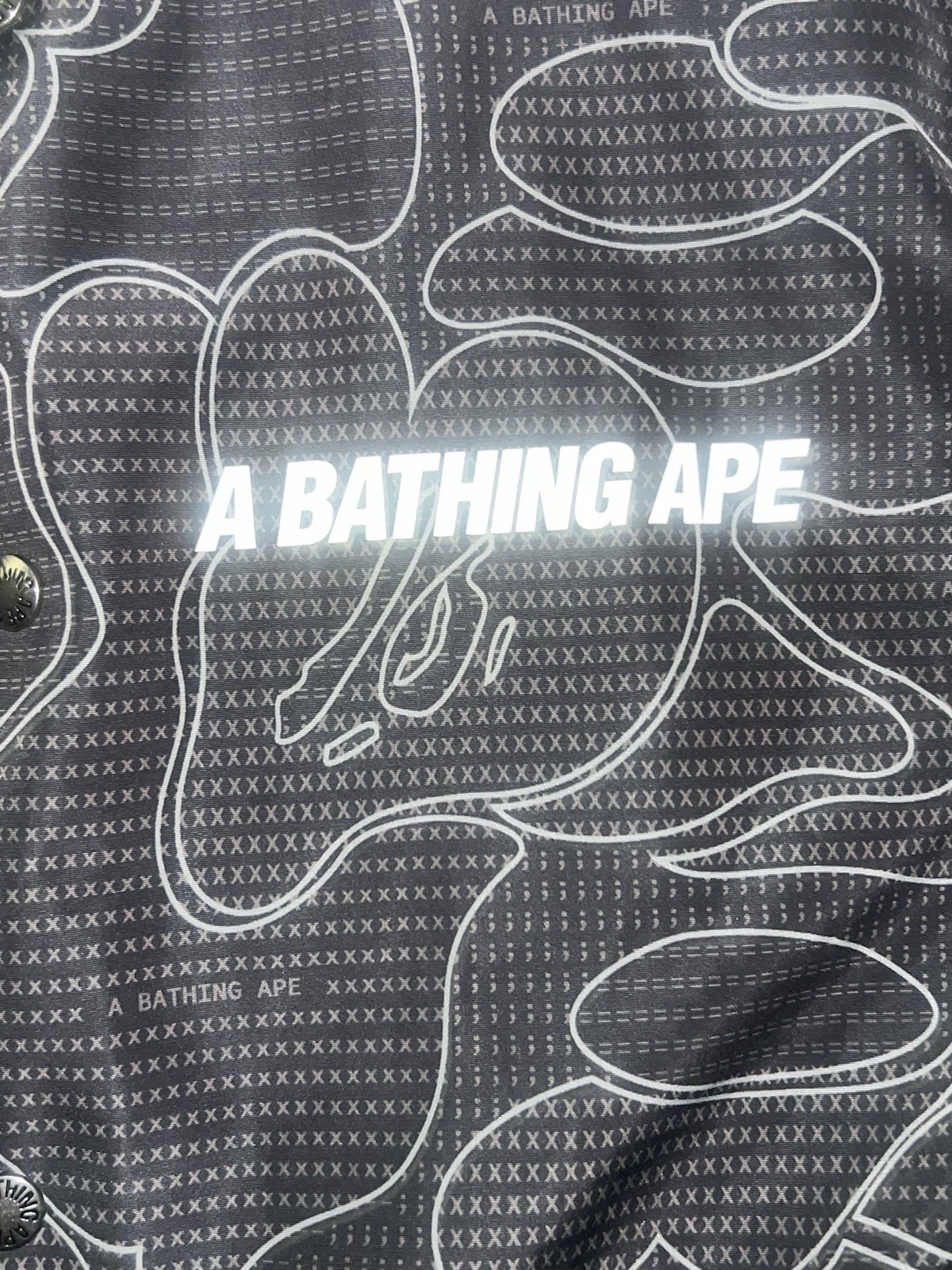 A Bathing Ape Text Code Jacket Size L - image 5