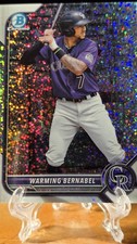 2022 Bowman Chrome Prospects Warming Bernabel #BCP-188 Speckle Refr. /299 (RC)