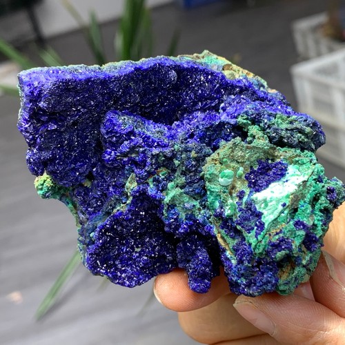 177G BEST Natural Azurite/Malachite crystal minerals specimens D503 - Picture 7 of 14