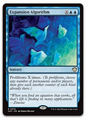 Expansion Algorithm #19 (NM) Commander: Secrets of Strixhaven SOC Magic MTG