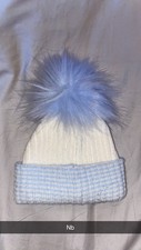 Blue Newborn Pompom Hat Next