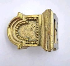 Antique / Vintage Keeper Rim Lock Keeper Old Brass Catch Strike Door Hardware