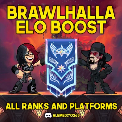 UBISOFT Brawlhalla Ranked Progression Support | Gold to Valhallan | Read Description