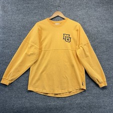 Vintage Marquette University T-Shirt Men Medium Yellow Long Sleeve Made in USA