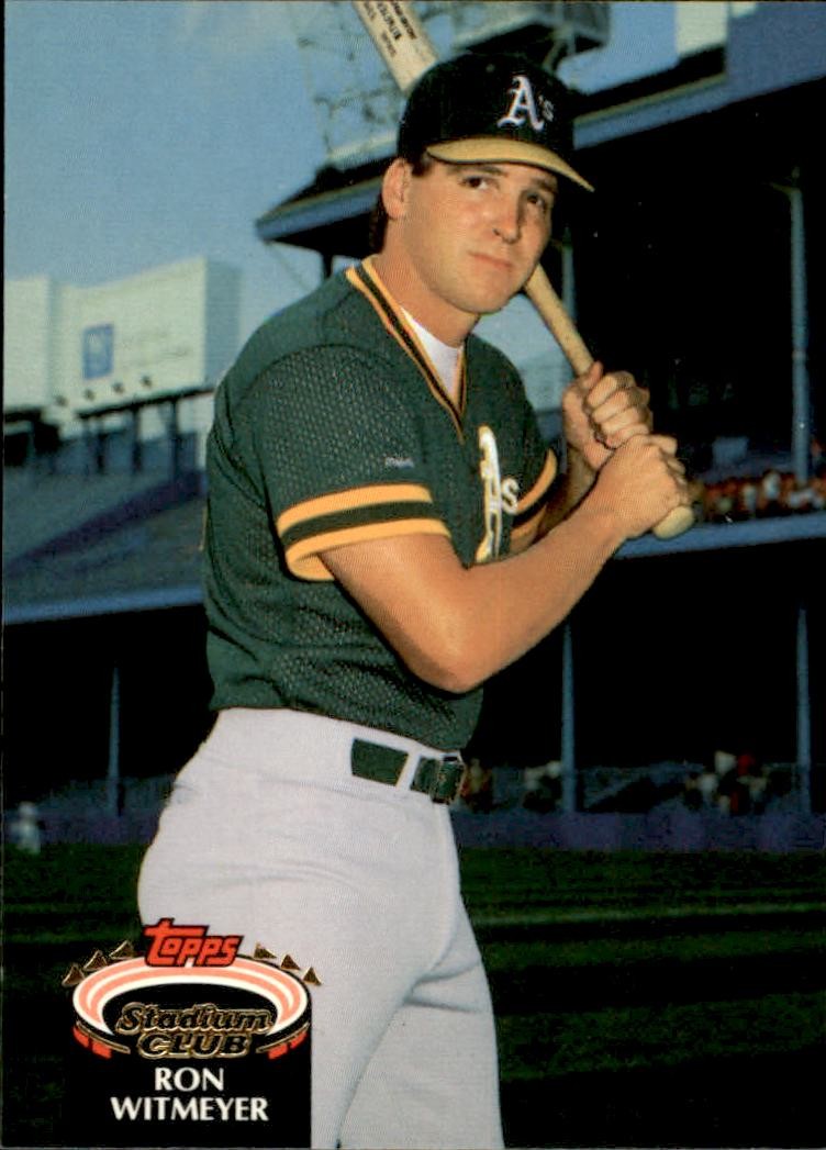 1992 Stadium Club #435 Ron Witmeyer RC Oakland Athletics