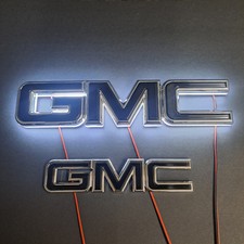 Front illuminated & Rear Black Emblems Letter...