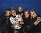 English boyband Five with their MTV Select Award at the MTV Europe- Old Photo