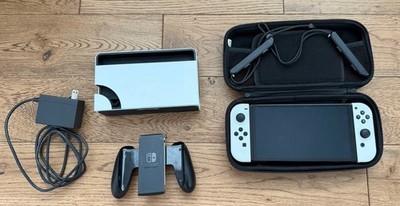Nintendo Switch OLED Model HEG-001 Handheld Console - 64GB - White