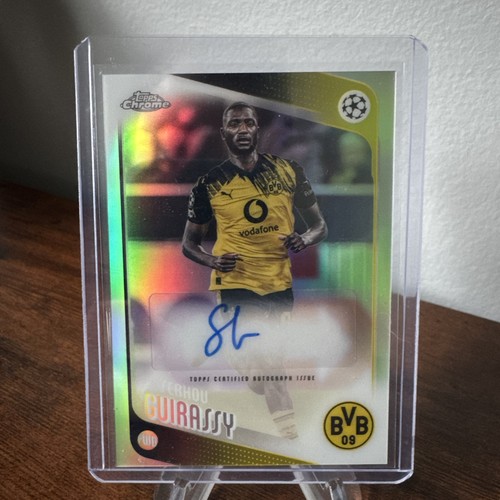 Topps Chrome 2025-26 Serhou Guirassy Borussia Dortmund CA-GU Auto