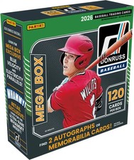 FACTORY SEALED 2026 Panini Donruss Baseball Mega Box