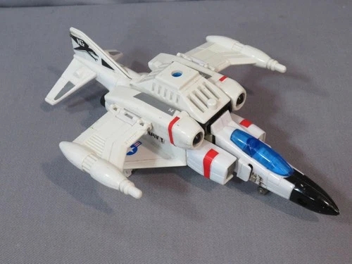 Super GoBots "RAIZOR" white & in Nice Shape Tonka Bandai 1985 Series 3 Go-Bots